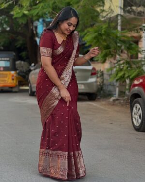 Salma Arun Instagram - ❤️❤️❤️….. 

 Saree from @ashas_womens_collection