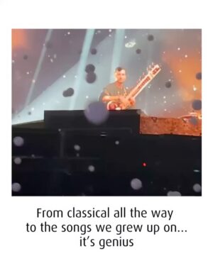 Sanah Kapur Instagram - If music be the food of love, please always play on 
@rishabsmusic 

@sfmhofficial
#sitar #sitarformentalhealth #music #goosebumps #concert #mumbaiconcert #kalhonaaho #harrypotter #classicalmusic
