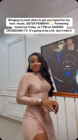 Sandra Okunzuwa Instagram - Are you ready to meet with SISTER PENINAH  tomorrow? See you at 7pm  Only on SANDRA OKUNZUWA TV . Don’t miss it …