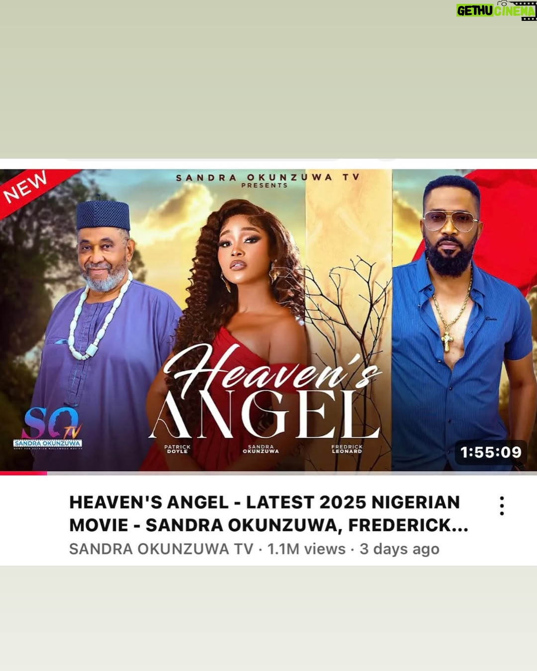 Sandra Okunzuwa - 23.6K Likes - My heart is filled with so much gratitude as I share this amazing news with you , our movie HEAVEN’S ANGEL has hit 1.1million views in just 3 days! This wouldn’t have been possible without God’s grace and your incredible love and support.
To everyone who watched, shared, and spread the word thank you from the bottom of my heart. Your support means the world to me and the entire team!
Please keep streaming, keep sharing, and let’s take this movie to the world together! And if you haven’t yet, hit that subscribe button it’s free, and it helps us keep bringing you amazing stories.
Much love, and God bless you all! ❤️