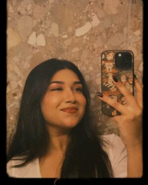 Sanvi Sudeep Instagram - Just another day with an ethereal face card ✨🤭