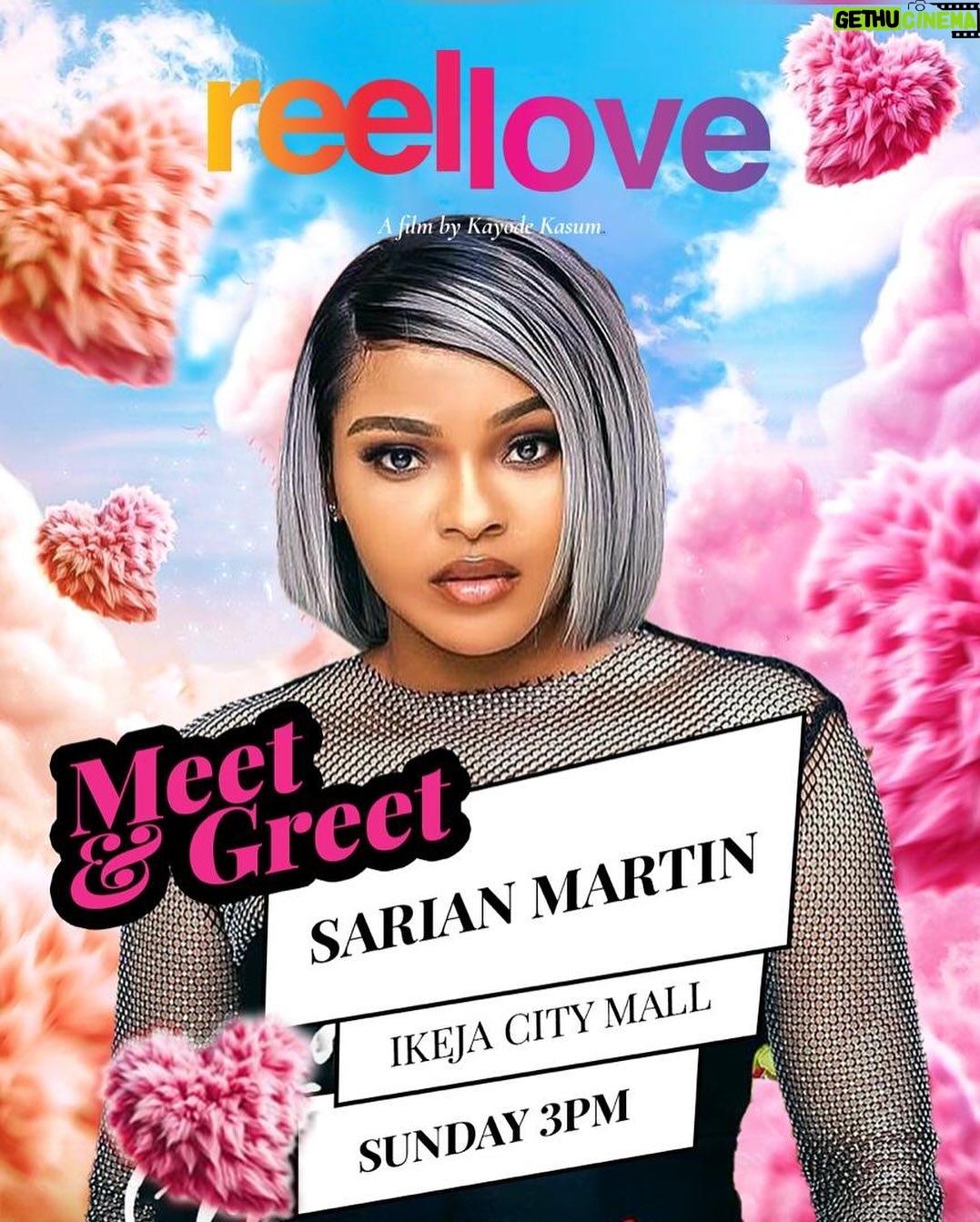 Sarian Martin - 3 Likes - Heyyy people my bro @_timini and I will be at ikeja to watch reel love with you all. We can’t wait to see every single one of you.