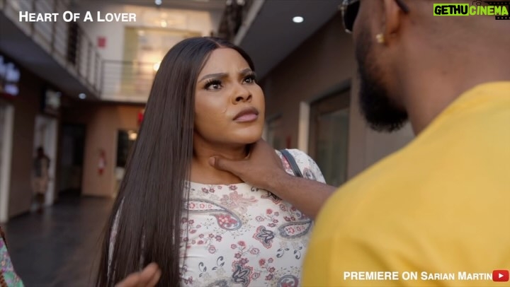 Sarian Martin - 3 Likes - So @johnekanem1 , you want to choke me like this 😂😂. Thank goodness @bolajiogunmola was there to save me.