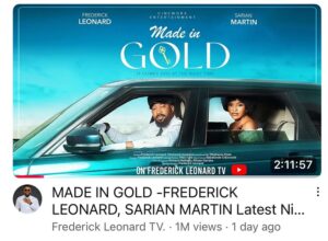 Sarian Martin Instagram - Rule number 3 : Never underestimate Gods love for his children. We put in so much work in this movie  and that’s why I personally love this film so much. 

God is King. Thank you all for watching this movie. 

If you haven’t seen this movie , please go watch it.

Congratulations @freddieleonard , I’m so proud of you.