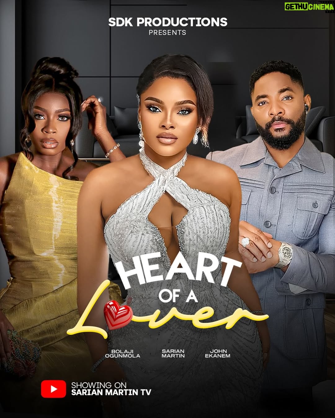 Sarian Martin - 3 Likes - We are live‼️
Movie title : Heart of a lover
Now showing on : Sarian Martin TV
200k or a date with your fav…..
Questions will be rolling out soon, good luck to the winners