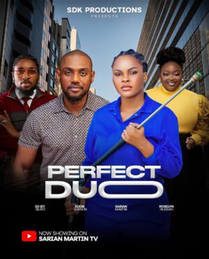 Sarian Martin Instagram - We are liveeeeee. 

Movie title : Perfect duo 

Now showing on : Sarian MartinTV. Rush to watch now