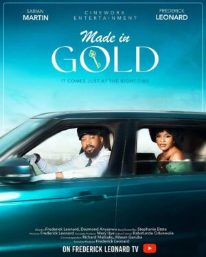 Sarian Martin Instagram - We are liveeee. 

Made in Gold is now showing on Federick Leonard TV on YouTube. 

Movie title : Made in Gold 

Showing on : Federick Leonard TV

I’ll be asking questions……. Rush now to watch