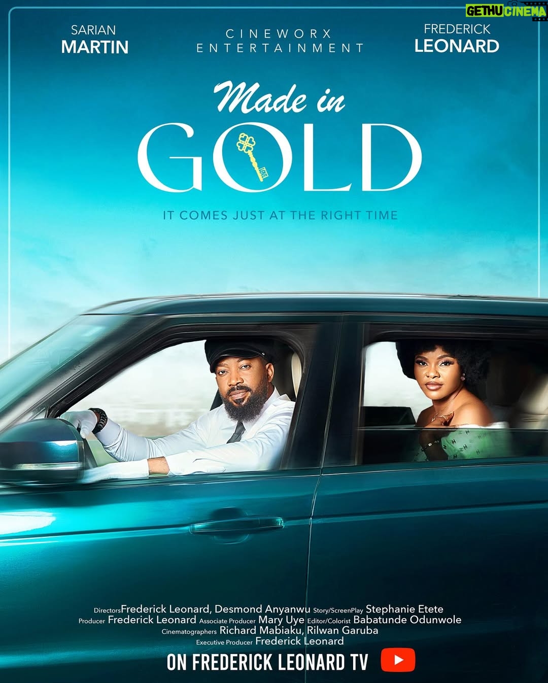Sarian Martin - 3 Likes - We are liveeee.
Made in Gold is now showing on Federick Leonard TV on YouTube.
Movie title : Made in Gold
Showing on : Federick Leonard TV
I’ll be asking questions……. Rush now to watch