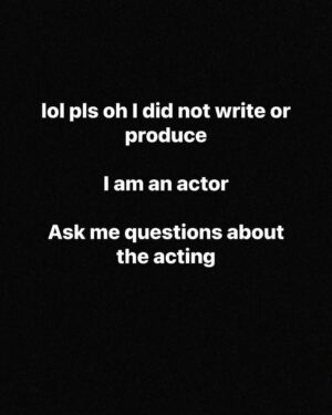 Scarlet Gomez Instagram - Please & thank you 🙏🏽 

If it’s about the story or how/why/if it ended, I cannot answer you.

If you’re rude on my page, me & you cannot exist together on the same app.

Ask me questions about my acting experience on the shows/movies I’m on 

♥️