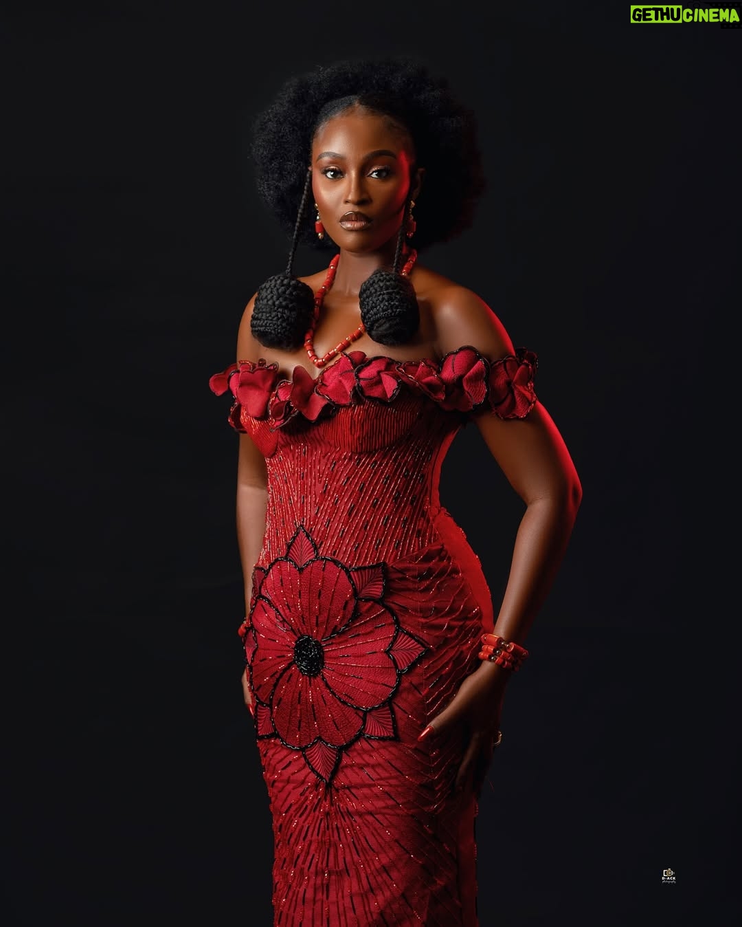 Scarlet Gomez - 34.5K Likes - We are all out here for @iyaboojofespris #labakeolododo premiere tonight !!!
Styled @by_mickeycreates
Photo @d_ackphotography
Dress @maya_and_stitches
Makeup @tiwatheemua
Hairstylist @hairbystargreat.ng