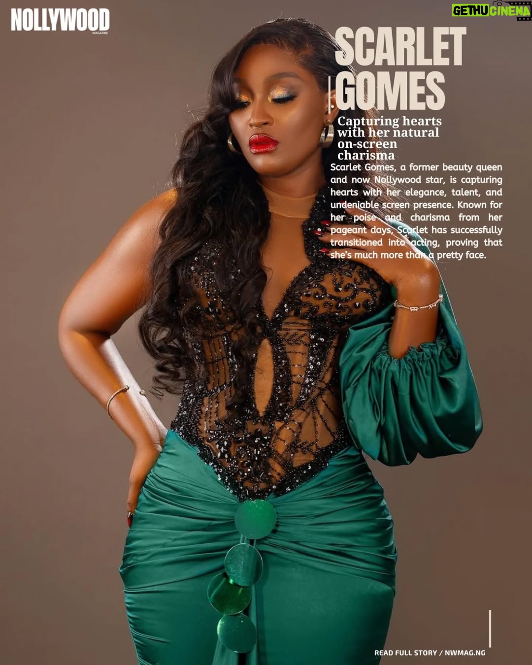 Scarlet Gomez - 1K Likes - This week,Ā Nollywood MagazineĀ shines the spotlight onĀ #NollywoodWaveĀ @thescarletgomez , the former beauty queen who has transitioned seamlessly into Nollywood, capturing hearts with her captivating performances and natural on-screen charisma.
From her humble beginnings in the pageantry world to her meteoric rise as one of Nollywoodās most promising stars, Scarletās journey is a testament to resilience, passion, and undeniable talent.
Whether itās her radiant beauty, her ability to command the screen, or her drive to excel, Scarlet Gomes is redefining what it means to be a queen in Nollywood. As she takes on diverse roles and continues to rise in the industry, fans and critics alike are taking notice of her undeniable star power
Her performance in the @showmaxnaijaās first Nigerian telenovela series,Ā āWuraā.series earned her a nomination forĀ Best Actress in a Drama, Movie, or TV SeriesĀ at theĀ 2023 Africa Magic Viewersā Choice Awards. Although she did not win, the nomination solidified her status as one of Nollywoodās leading ladies.
Read full story link in bio
Content Research: @medullarconcept
Stay tuned for print edition
#nollywmag
#Nollywood