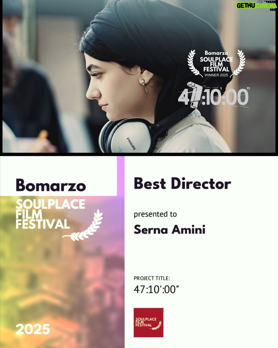 Serna Amini - 21.7K Likes - جایزه بهترین کارگردانی از فستیوال ایتالیایی Bomarzo Soulplace film festival
برای سرنا امینی .
فیلم ۴۷ ساعت و ۱۰ دقیقه به کارگردانی سرنا امینی و تهیهکنندگی حسین سلیمانی، اینبار موفق به کسب جایزه بهترین کارگردانی از فستیوال bomarzo Soule Place شد این فستیوال هر ساله میزبان آثاری برجسته از سراسر جهان خواهد بود.
این فیلم پیشتر جایزه ویژه هیئت داوران از فستیوال Castille Soulplace دریافت کرده بود . و در چندین رویداد سینمایی بینالمللی دیگر، از جمله West Chester Film Festival در پنسیلوانیا ، First City Film Festival در آمریکا ، zuma international film festival و Fisheye Film Festival در انگلیس حضور داشته است.
۴۷ ساعت و ۱۰ دقیقه با تهیهکنندگی مشترک امین شهری و نوشته یزدان کاظمی و خانه نگارش دوستان، روایتگر داستان مردی است که پس از تصادف شدید همسرش، تنها ۴۷ ساعت و ۱۰ دقیقه فرصت دارد تا هزینه خرید قلب را تأمین کند و جان او را نجات دهد.
⸻
عوامل فیلم
مدیر فیلمبرداری: مهدی رضایی | مشاور کارگردان: امیر احمد انصاری | تدوین: مهیار بهمنش | آهنگساز: پیام آزادی
طراح گریم: الهه عسگری | طراح صحنه: احمد لطفی | طراح لباس: مهراسا بوالحسنی | صدابردار: میلاد ملکی | طراح و ترکیب صدا: احسان افشاریان
اصلاح رنگ و نور : مهران دوستی |عکاس: مهسا زرینجویی | دستیار کارگردان: مرضیه زرتشت | مجری طرح: حامد مختاری | دستیار دوم کارگردان : امیر فرهادی | منشی صحنه: نفس اصولی
گروه چهرهپردازی: مریم نصرالهی | گروه کارگردانی : محمدرضا گشانی، مریم محمدزاده | تصویربردار و عکاس پشتصحنه: صدرا خیابانی | دستیار صدابردار: مسلم عبدالهی
طراح پوستر: سینا افشار
⸻
بازیگران:
حسین سلیمانی، کیا شاه تنگستانی پور، پویا بیگی، رومینا نیکاندیش، آریسا پیامشاد
📢 پخش بینالملل: امیرحسین حاتمی (سیمرغ)
@simorghfilmco
_______
@serna_amini
@hosseinsoleimani
@amin__shahrii
@yazdan_kazemi
@amirahmad_ansari
@mehdi.rezaaee
@doustimehran
@hamedmukhtari
@mahyar.behmanesh
@payam.azadiii
@elaheh.asgarii
@miladmaleki
@sinaafshar_
@kiaashaah
@ehsanafn
@amir_frd_
@romina_nikandish
@maryammnasrollahi
@amirhossein__hatami
@marziezartosht
@mahsa_zarrinjooee
@mehrasabolhasani
@sadra.khiabanian
@doostanstudio
@nafas.osouli
@soulplacefestival