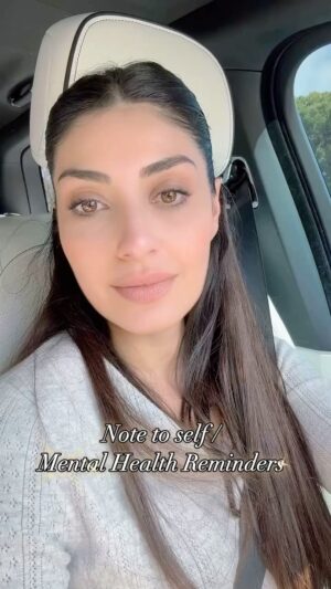 Seyedeh Tina Sadri Instagram - Note to self/ Mental Health Reminders

#therapytuesday #mentalhealthawareness #therapist #innerpeacejourney #happiness #maymentalhealthawarenessmonth #love #therapy #therapyreels