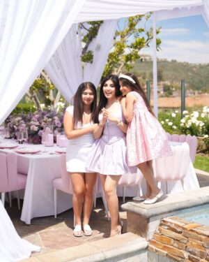 Seyedeh Tina Sadri Instagram - Happy Mother’s Day to all the beautiful, multitasking and selfless Women out there especially to the one I get to call Mom. Thank you for the most beautiful Mother’s Day garden party @eclate_events {Eveything from florals to rentals to food was dreamy 💭} #mothersday #mothersday2025 

When I count my blessings my beautiful Mom is on the top of my list. She not only gave me life but she has literally dedicated her entire life to our family and continues to do so with the utmost care, love and selflessness. A brilliant woman who still works full time and spends her weekends with her grandchildren. Thank you Mama for being my best friend, role model and confidant. You are the best grandma in the world , we all adore you . Ashegetoonam @mi.ni4831 

To my beautiful Sis @mona_sajaddi , thank you for sacrificing your teenage years to help raise me while Mama was working. Thank you for being my guiding light and inspiration as a Mom. You are the best Mom to your kids and the best second Mom to my kids. Ashegetam. 

To my girls, thank you for making me a Mama. You are my entire world 🌎 Ashegetoonam