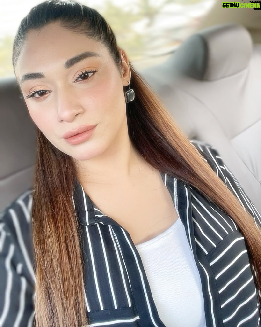Shameen Khan - 2.7K Likes - Tying up my hair, shades on, and I’m about to turn this summer struggle into my glow up season. I’ll try to survive the heat like a boss. Summer’s upcoming, and I’m ready for it… sort of.” 🙃☀️🧊