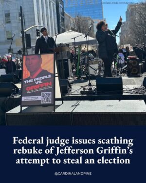 Sharon Lawrence Instagram - 🤛👊🥊 Repost from @cardinalandpine
•
US District Judge Richard Myers, a Trump appointee, rejected Griffin’s bid to overturn his election loss in often cutting language. Over his 68-page ruling, Myers tears the heart out of Griffin’s legal case, and eats it a piece at a time. To read the full story, click on the link in our bio.