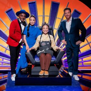 Shirley Chung Instagram - And the crown 👑 goes to …. 😆✌️ I won! I became the first Queen of the House of Knives @foodnetwork 🔥🔪This is the beginning of a series of battles that I fought hard and won 💪 This is my favorite competition so far, not only I got to compete with a group of amazing formidable chefs, but also got to cook my own style of food without restrictions. And…. For those of you know me, you know I LOVE this type of a little over top,fun, silly setting! ❤️ We shot this in the summer of 2023, riding on my winning fighting spirit, I beat the Triple Threat Titans, and most recently I beat stage 4 tongue cancer. I Have Arrived 🔥🔥🔥 #chefshirleychung #dumplingmafiaqueen #houseofknives #foodnetwork #cancerwarrior