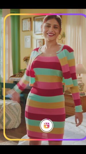 Shruthy Sathyan Instagram - My first ad♥️ doing some really cool transitions , that too with @kalyansilks 😅 your girl is so happy 😅
