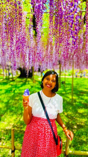 Shwetha Aradhya Instagram - Ashikaga Flower Park at Tochigi Prefecture.