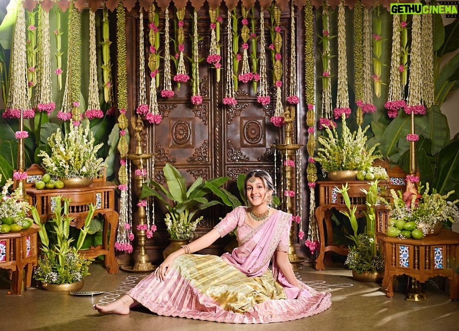 Sitara Ghattamaneni - 672.3K Likes - Wishing you all a very Happy Ugadi! ✨
Outfit: @gowrisignatures
MAU: @theartbeatsalon
Photographer: @venurasuri @eclatweddingsindia
Decor & Set Styling: @occasionsbysudhadatla
Stylist: @nithishasriram