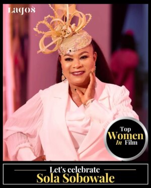 Sola Sobowale Instagram - CELEBRATING EXCELLENCE! 

Lagos Magazine honors Sola Sobowale: The Reigning Queen Mother of Nollywood

Sola Sobowale is a name that resonates deeply in the Nigerian entertainment industry. With a career spanning over three decades, this iconic actress has solidified her position as the Queen Mother of Nollywood. Her unparalleled talent, commanding presence, and unforgettable performances have captivated audiences and earned her legendary status.

From her breakout role in the beloved TV series Super Story to her show-stopping performances in movies like King of Boys, Wedding Party, ShantyTown, Gold Statue  Soole, Anikulapo and many more other blockbuster movies. 

Sola Sobowale has consistently delivered powerful, larger-than-life characters that leave a lasting impression. Her incredible range and versatility have made her a household name, and her performances are always highly anticipated events.

Sola Sobowale has inspired generations of actors and actresses. Her dedication to her craft, her passion for storytelling, and her commitment to excellence have made her a role model and a beacon of hope for aspiring talent. Her influence extends far beyond the screen, and her legacy will continue to inspire and motivate for years to come.

With a career that shows no signs of slowing down, Sola Sobowale remains one of the most respected and beloved figures in Nollywood. Her continued excellence, her unwavering passion, and her unrelenting drive have solidified her position as the Queen Mother of Nollywood, and her reign will undoubtedly continue for many years to come.

We celebrate you @solasobowale

#LagosMagazine #TopWomenInFilm #SolaShobowale  #Nollywood #Filmmaker