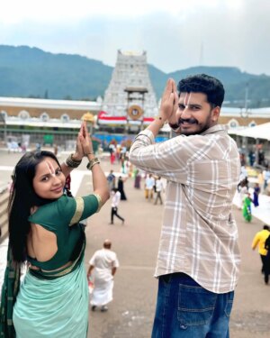 Sowmya Vivek Instagram - 🙏🙏 #tirupati
