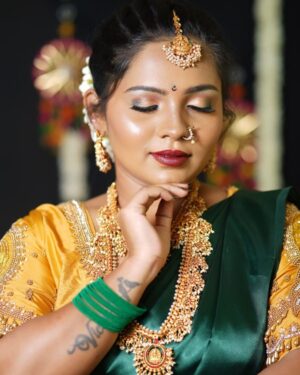 Sowmya Vivek Instagram - Bridal makeup artists ✨ Book ur big day with us 💕✨