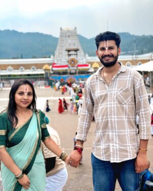Sowmya Vivek Instagram - 🙏🙏 #tirupati