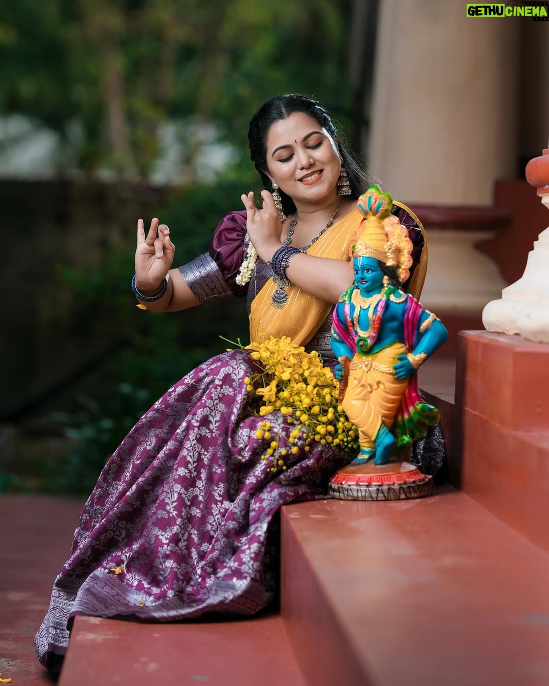 Sruthy Suresh - 2.2K Likes - ഹരേ കൃഷ്ണ…✨
Photography : @akhilskiran
HMUA : @vidhya__k_r
: @sethumadhavan_thampi
Costume : @bobbyswapna