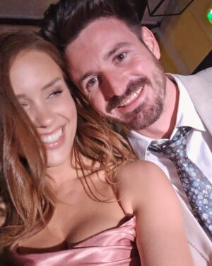 Stephanie Bendixsen Instagram - Huge day celebrating two nerds in love. 🥂