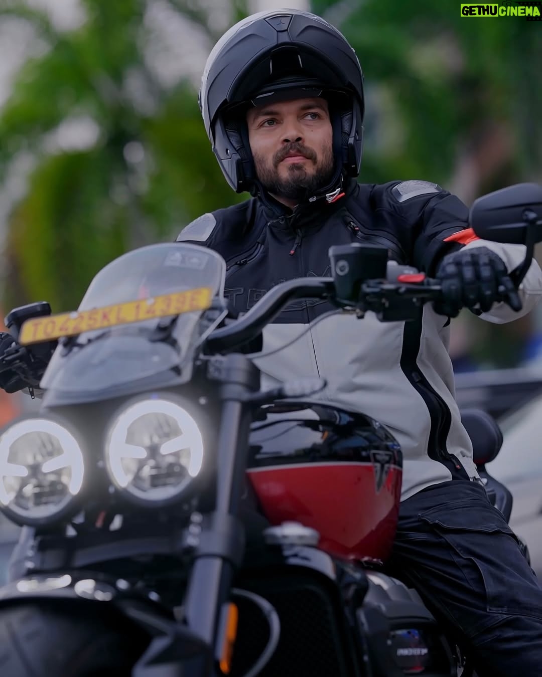 Suhana Basheer - 34K Likes - A dream on two wheels just rolled into my life. Welcome home, Triumph Rocket 3 Storm GT 🥳🔥❤️🔥
#TriumphRocket3 #StormGT #BikeDeliveryDay #BeastMode #RocketLife #TwoWheelsOneLove #triumph #basheerbashi
