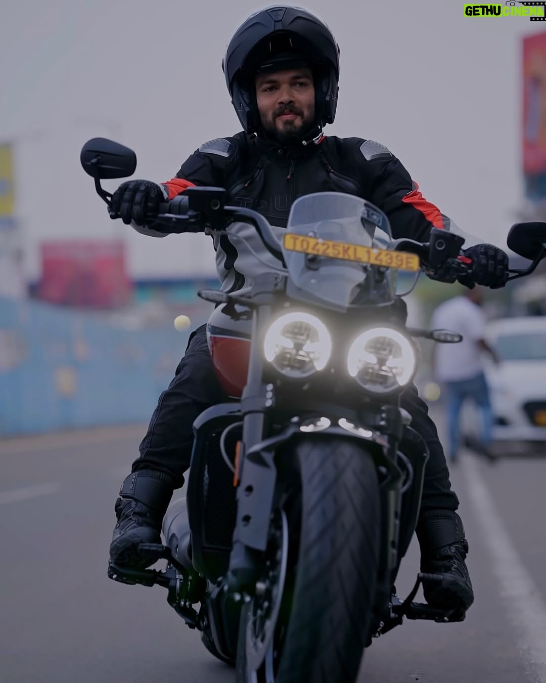 Suhana Basheer - 34K Likes - A dream on two wheels just rolled into my life. Welcome home, Triumph Rocket 3 Storm GT 🥳🔥❤️🔥
#TriumphRocket3 #StormGT #BikeDeliveryDay #BeastMode #RocketLife #TwoWheelsOneLove #triumph #basheerbashi