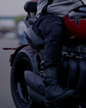 Suhana Basheer Instagram - A dream on two wheels just rolled into my life. Welcome home, Triumph Rocket 3 Storm GT 🥳🔥❤️‍🔥

#TriumphRocket3 #StormGT #BikeDeliveryDay #BeastMode #RocketLife #TwoWheelsOneLove #triumph #basheerbashi