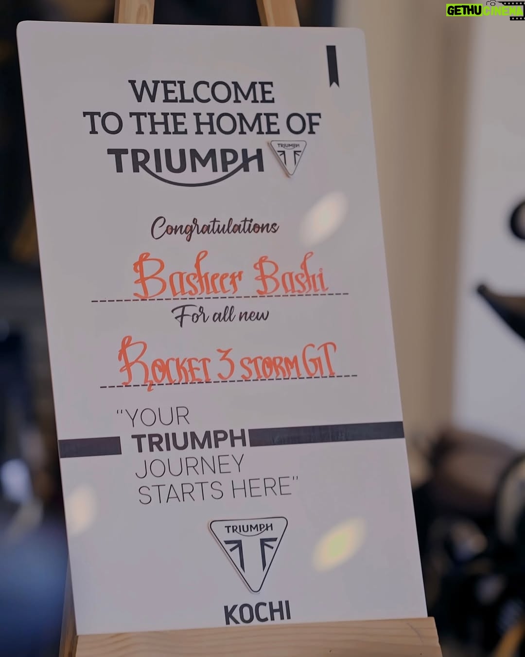 Suhana Basheer - 34K Likes - A dream on two wheels just rolled into my life. Welcome home, Triumph Rocket 3 Storm GT 🥳🔥❤️🔥
#TriumphRocket3 #StormGT #BikeDeliveryDay #BeastMode #RocketLife #TwoWheelsOneLove #triumph #basheerbashi