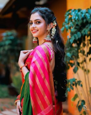 Sukrutha Nag Instagram - ❤️Draped in tradition, adorned with grace❤️
.
.
Pc:- @pavanphotography__ 🥰
.
.
Wadrobe/styling/accessories:- @laxmikrishnaofficial ❤️