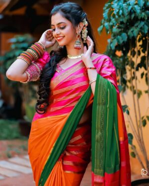 Sukrutha Nag Instagram - ❤️Draped in tradition, adorned with grace❤️
.
.
Pc:- @pavanphotography__ 🥰
.
.
Wadrobe/styling/accessories:- @laxmikrishnaofficial ❤️