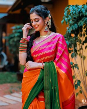 Sukrutha Nag Instagram - ❤️Draped in tradition, adorned with grace❤️
.
.
Pc:- @pavanphotography__ 🥰
.
.
Wadrobe/styling/accessories:- @laxmikrishnaofficial ❤️