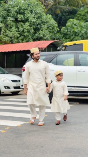 Sunaina Basheer Instagram - With every smile of my Dada, I see a blessing from Allah. Alhamdulillah for his love.😘 @basheer_bashi ❤️‍🔥