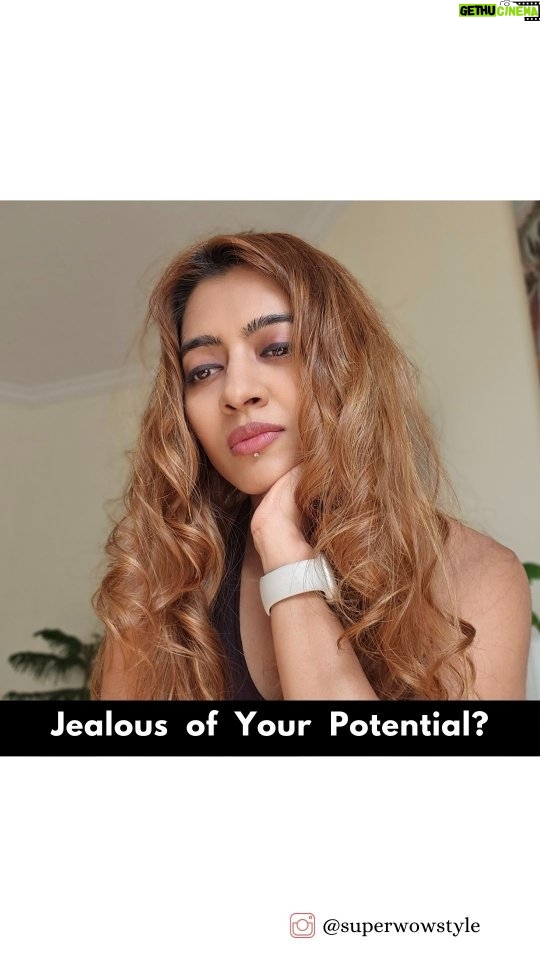 Superwowstyle - 480 Likes - People who have more than you can still be jealous of you. They see your potential and realise how will you can succeed.
Psychologically, this can often trigger their 'scarcity' mindset where they worry that it might take something away from them.
Another common fear can be that you will steal the spotlight.
Can you relate?