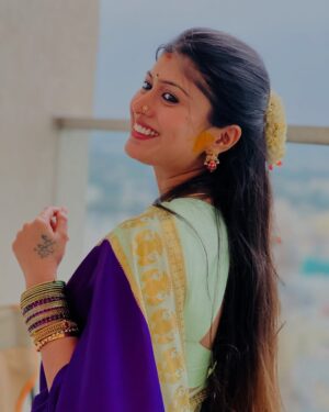 Sushmitha Ashwin Instagram - 💜💚