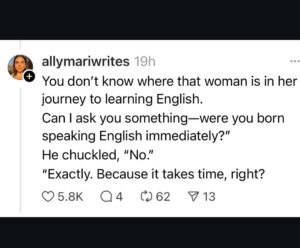 Tamlyn Tomita Instagram - Thank you @allymariwrites for your insightful and thoughtful post. 🙏🏼🙏🏼🙏🏼
We keep learning how to be and do better.