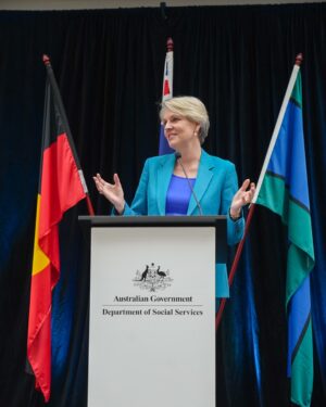 Tanya Plibersek Instagram - Headed to the Department of Social Services today with @gedkearney to meet the staff there, thank them for all they do, and look at what’s next. 

This is complex and important work, and there’s a great group of people doing it.