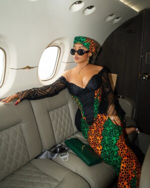 Toke Makinwa Instagram - Back in Lagos and a quick dip into Uyo to support @iniedo