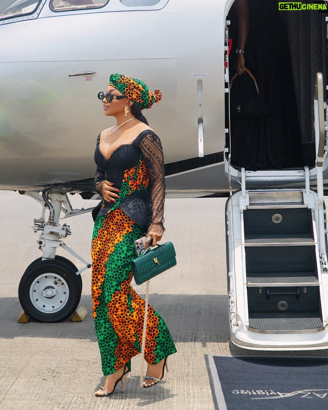 Toke Makinwa - 123.4K Likes - Back in Lagos and a quick dip into Uyo to support @iniedo