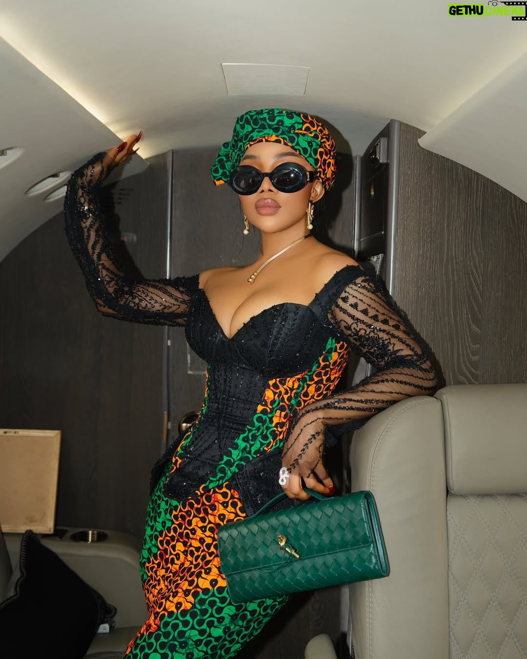 Toke Makinwa - 123.4K Likes - Back in Lagos and a quick dip into Uyo to support @iniedo
