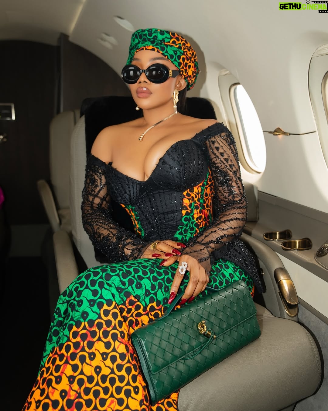 Toke Makinwa - 123.4K Likes - Back in Lagos and a quick dip into Uyo to support @iniedo