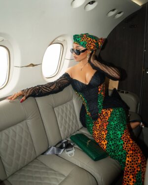 Toke Makinwa Instagram - Back in Lagos and a quick dip into Uyo to support @iniedo