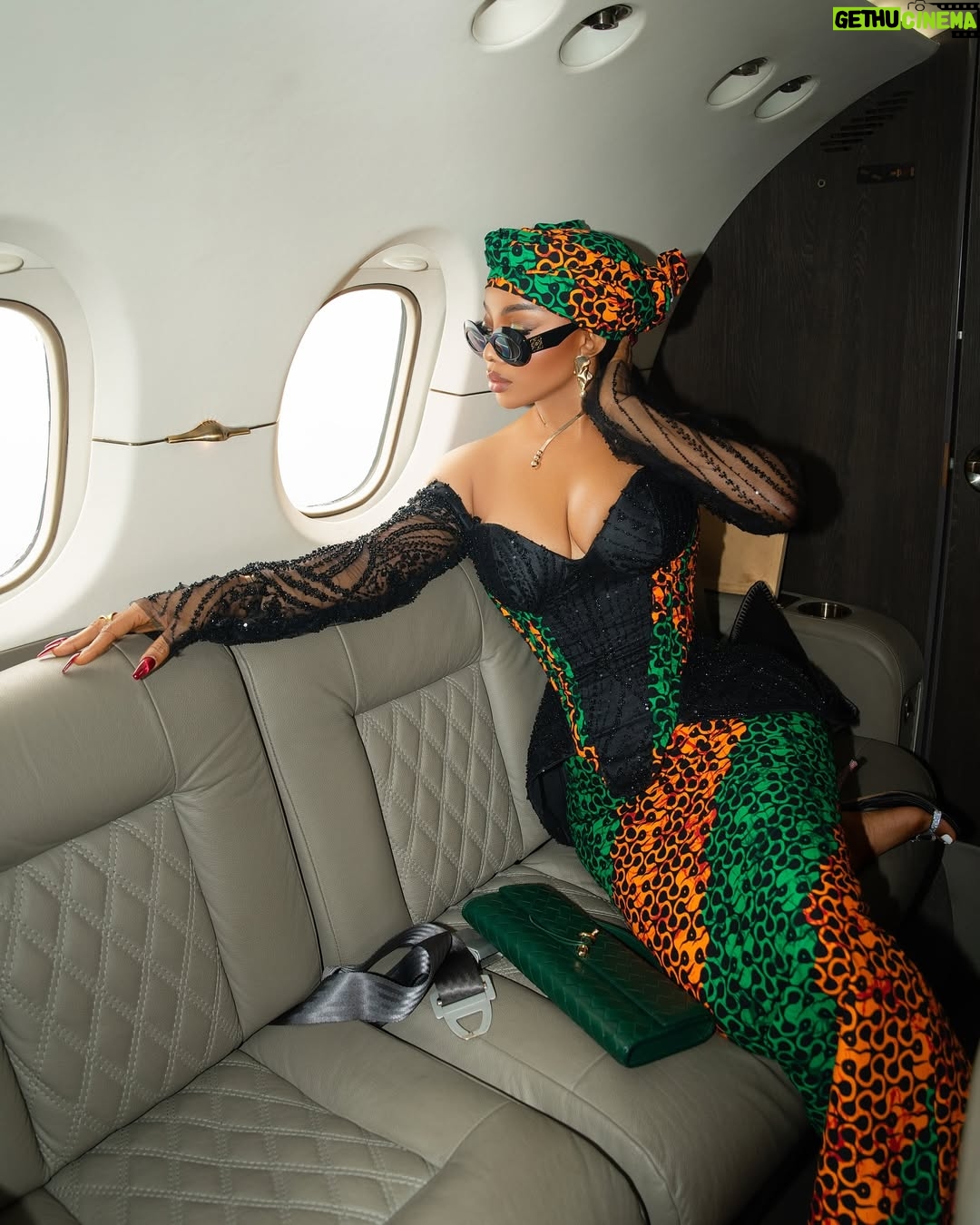 Toke Makinwa - 123.4K Likes - Back in Lagos and a quick dip into Uyo to support @iniedo