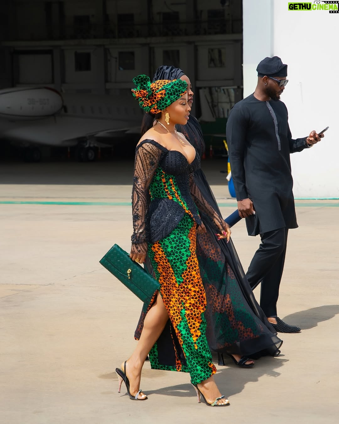Toke Makinwa - 123.4K Likes - Back in Lagos and a quick dip into Uyo to support @iniedo