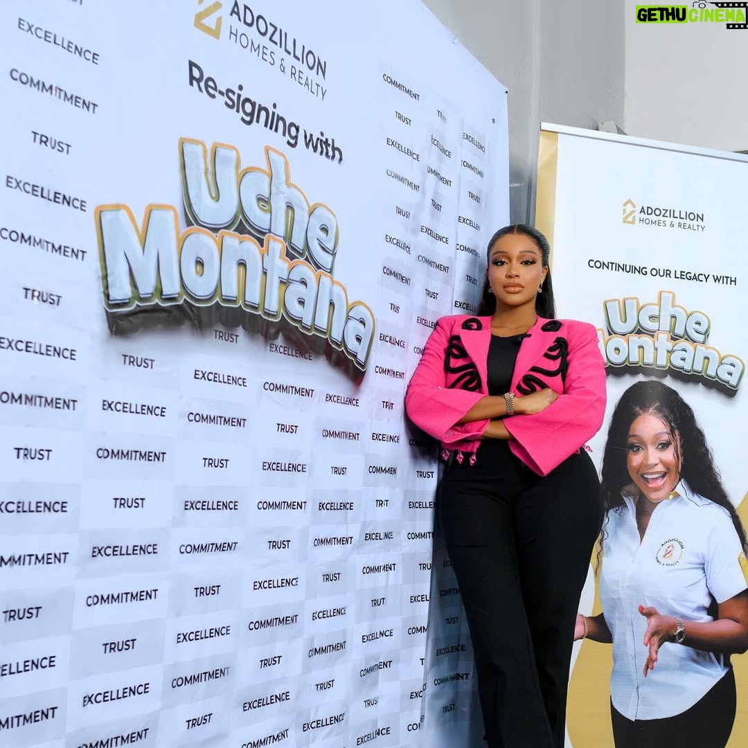 Uche Montana - 171.1K Likes - My look to renew my deal with my real estate family @adozillionhomes š”
Grateful my watch kept me on track šš«¢ @bigbag_emporium āļø
šø @boboiso